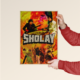 Sholay – Bollywood Action Classic Poster